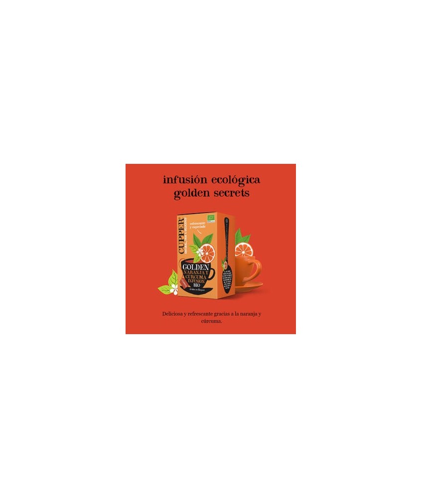 EG.INFUSION GOLDEN NARANJA CURCUMA BIO 20 BOLSAS