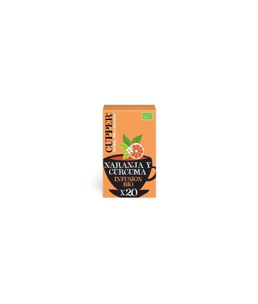 
INFUSION GOLDEN BIO, 20 BOLSAS
Ref. 604040

Ingredientes: honeybush* (arbusto de miel") 42%, cúrcuma* 20%, cáscara de nara