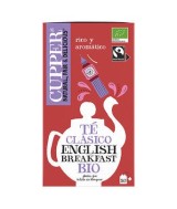 TE NEGRO ENGLISH BREAKFAST BIO, 20 BOLSAS
Ref. 604050

Ingredientes: té negro*.
. (*)=De cultivo ecológico