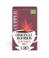 
INFUSION ORIGINAL ROOIBOS BIO, 20 BOLSAS
Ref. 604056

Ingredientes: rooibos*.
. (*)=De cultivo ecológico.