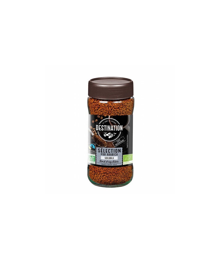 CAFE SOLUBLE ARABICA BIO, 100 g
Ref. 609042

Ingredientes: café* soluble granulado.
. (*)=De cultivo ecológico.