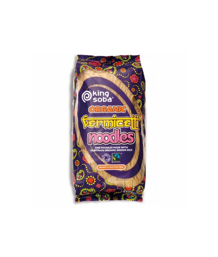 FIDEOS VERMICELLI INTEGRAL SIN GLUTEN BIO, 250 g
Ref. 130117

Ingredientes: arroz integral 95%, harina de patata*.
. (*)=De