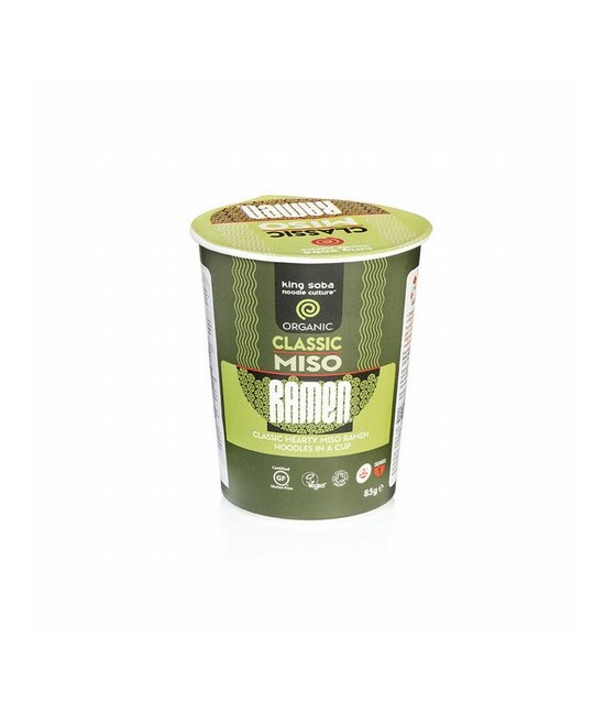 VASO DE SOPA RAMEN DE MISO SIN GLUTEN BIO, 85 g
Ref. 130152

Ingredientes: ramen de arroz integral*, pasta de soja* (agua, s