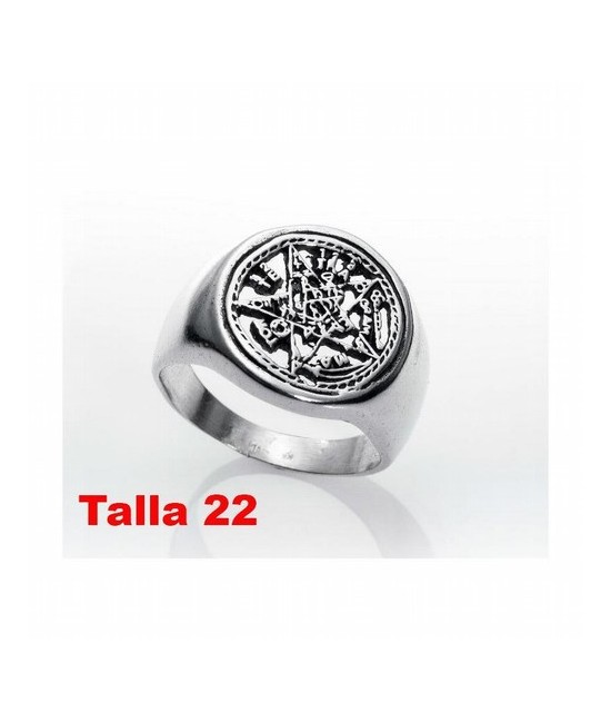 MS.ANILLO PLATA TETRAGRAMATON TALLA 22