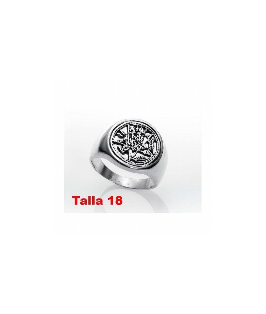 MS.ANILLO PLATA TETRAGRAMATON TALLA 18