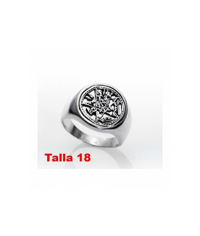 MS.ANILLO PLATA TETRAGRAMATON TALLA 18