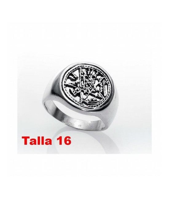 MS.ANILLO PLATA TETRAGRAMATON TALLA 16