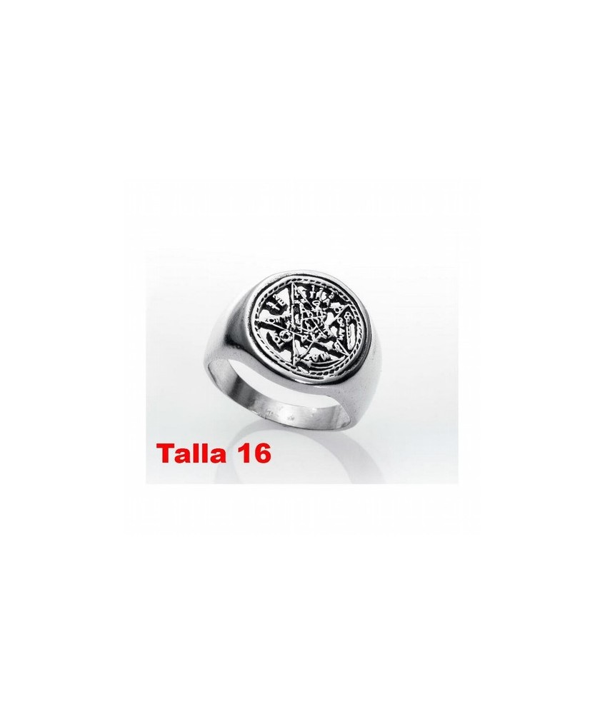 MS.ANILLO PLATA TETRAGRAMATON TALLA 16