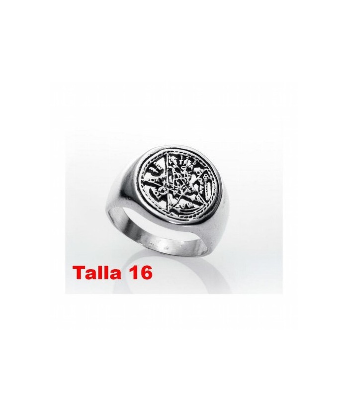 MS.ANILLO PLATA TETRAGRAMATON TALLA 16