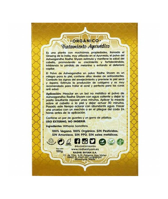 SP.TRATAMIENTO AYURVEDICO ASHWAGANDHA 100 GR.
