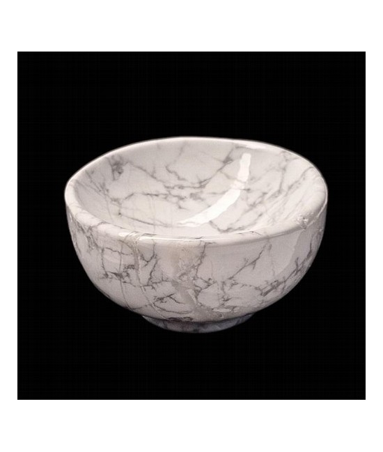 Cuenco de Howlita Blanca.

Medidas: 6,5 cm de diámetro x 4 cm de alto aprox.

Peso: 210 gramos aprox.

PRECIO POR UNIDAD