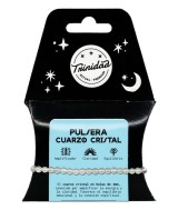 TRI.PULSERA CUARZO CRISTAL BOLA 4 MM.