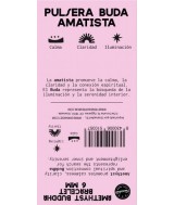 TRI.PULSERA AMATISTA BUDA 6 MM.
