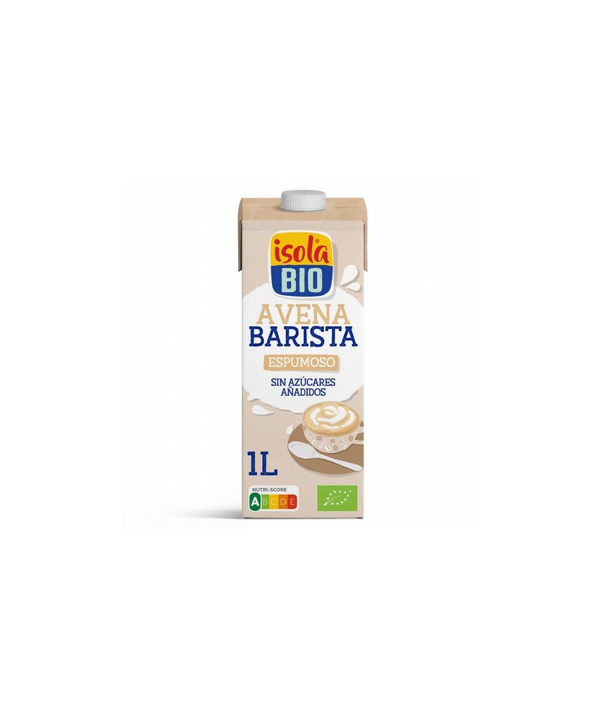 BEBIDA VEGETAL DE AVENA BARISTA BIO, 1L
Ref. 605064

Ingredientes: agua, avena integral italiana* 16%, inulina*1%, aceite de