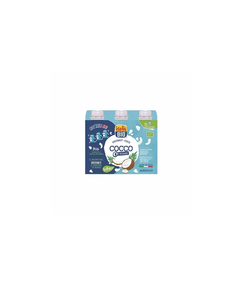
PACK BEBIDA VEGETAL DE COCO ON THE GO BIO, 250 ml X 3
Ref. 605066

Ingredientes: agua, coco* 4,8%, almidón de arroz*, esta