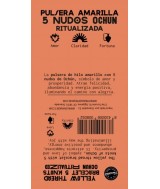 TRI.PULSERA 5 NUDOS HILO AMARILLO OCHUN