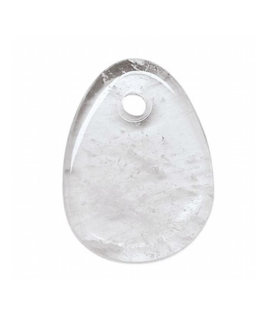 Colgante Plano Cristal de Roca.

Medidas: 4 x 3 cm aprox.

Peso: 15 gramos aprox.