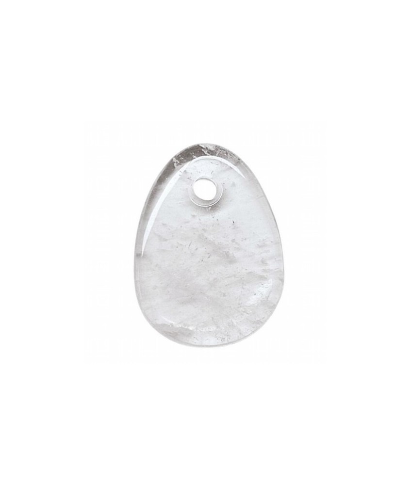 Colgante Plano Cristal de Roca.

Medidas: 4 x 3 cm aprox.

Peso: 15 gramos aprox.