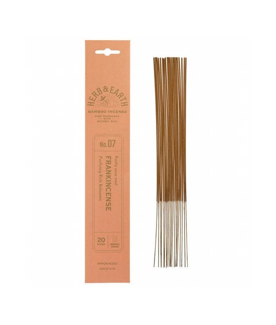 Incienso de iglesia: aroma purificador, generoso y reconfortante.

Pura fragrancia con aceites naturales
La colección Herb &