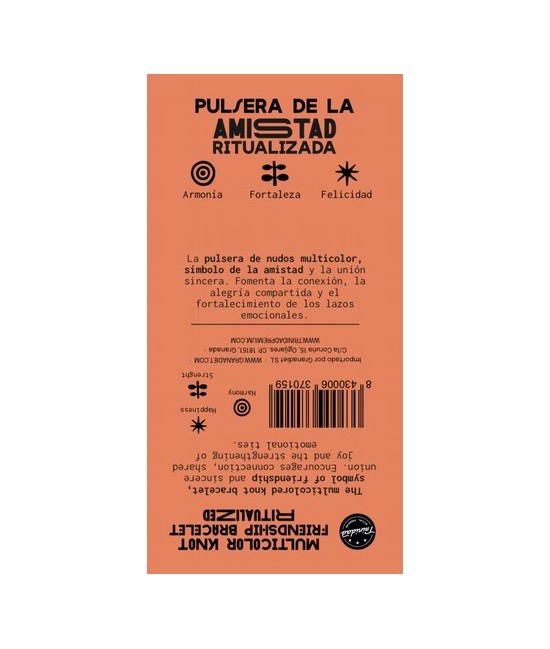 TRI.PULSERA 5 NUDOS AMISTAD