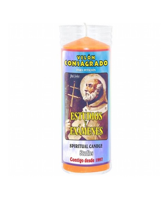 Este Velón esta especialmente ritualizado para aclarar pensamientos y concentración en los estudios. Si necesitas una ayuda ext