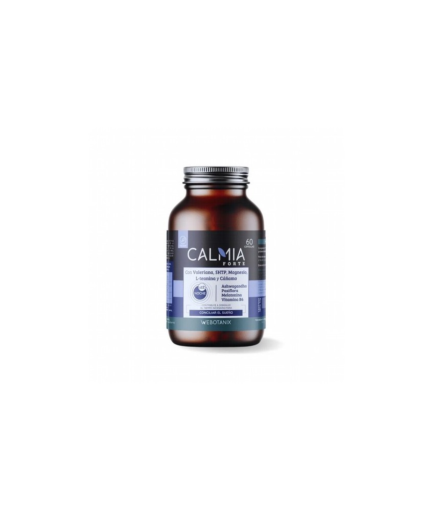 Calmia Noche Forte

Complemento alimenticio a base de extractos de plantas, L-teanina, magnesio, vitamina B6 y melatonina.
