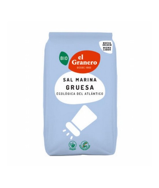 SAL MARINA GRUESA BIO, 1 Kg
Ref. 013081

Ingredientes: sal* marina gruesa. (*) De cultivo ecológico.
. (*)=De cultivo ecoló
