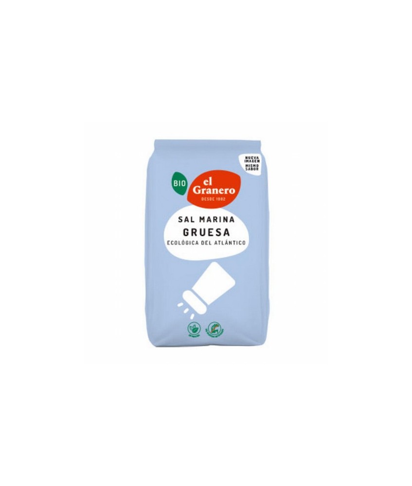 SAL MARINA GRUESA BIO, 1 Kg
Ref. 013081

Ingredientes: sal* marina gruesa. (*) De cultivo ecológico.
. (*)=De cultivo ecoló