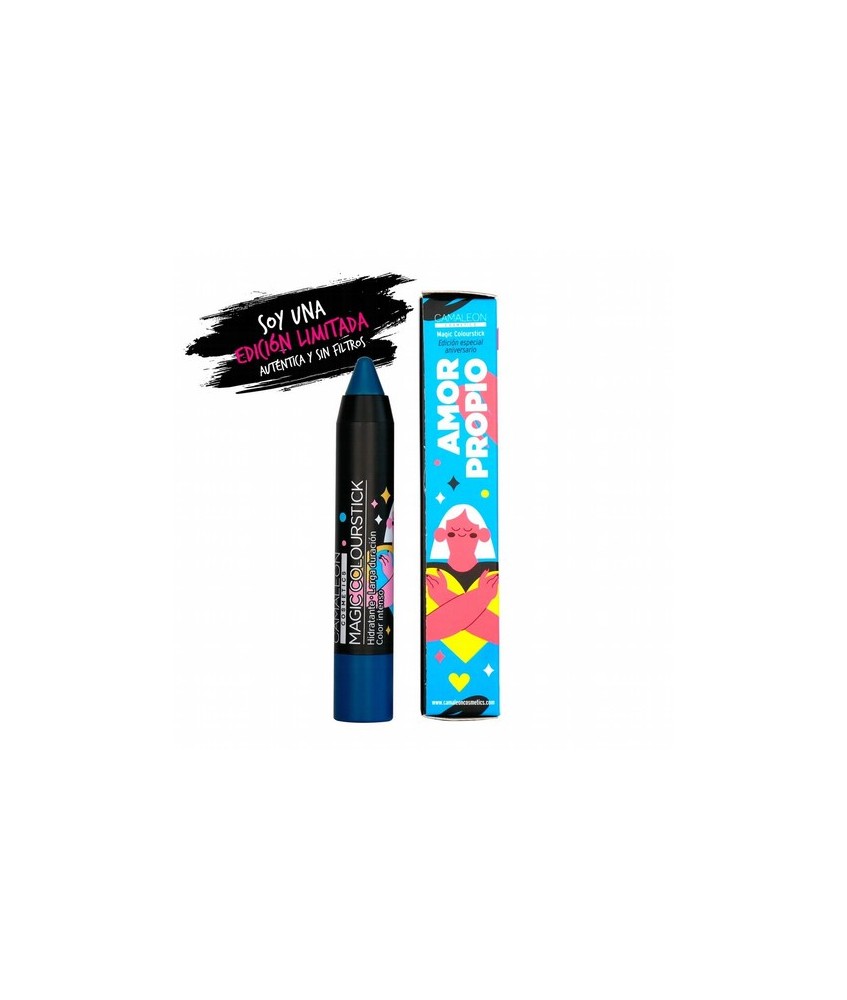Pintalabios azul que cambia de color
Nuevo pintalabios permanente con mina azul que se transfomará en un rosa intenso al conta