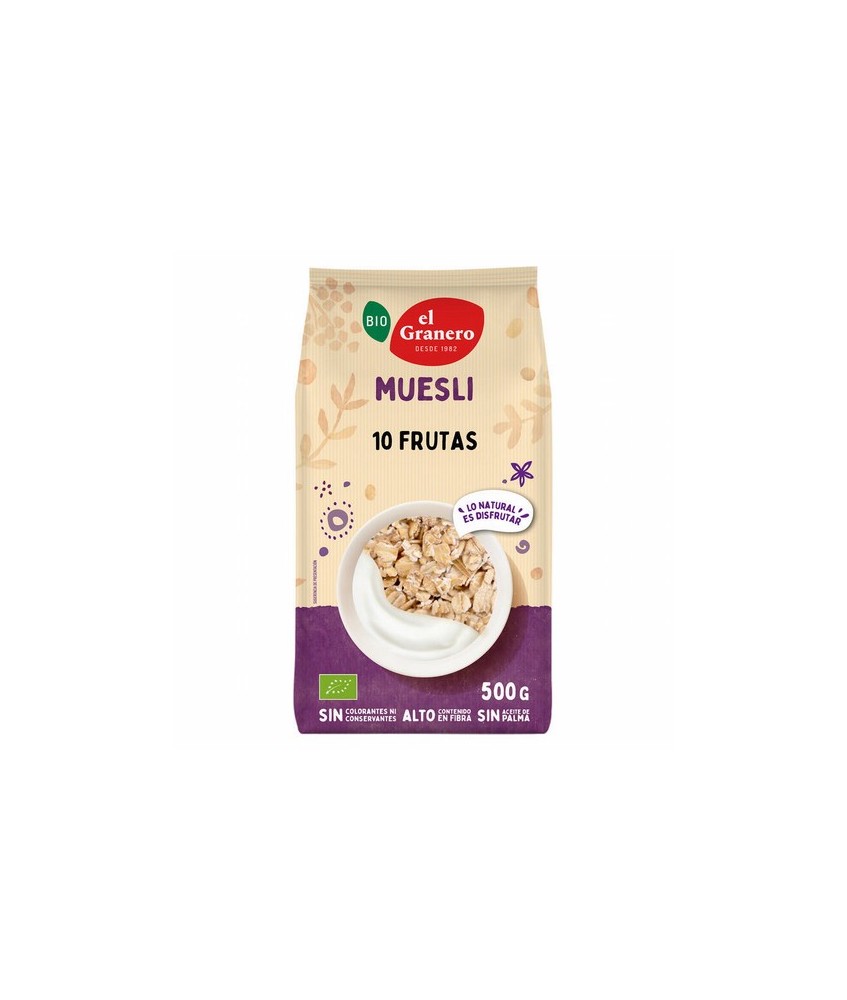 EG.MUESLI FRUTAS BIO 500 GR.
