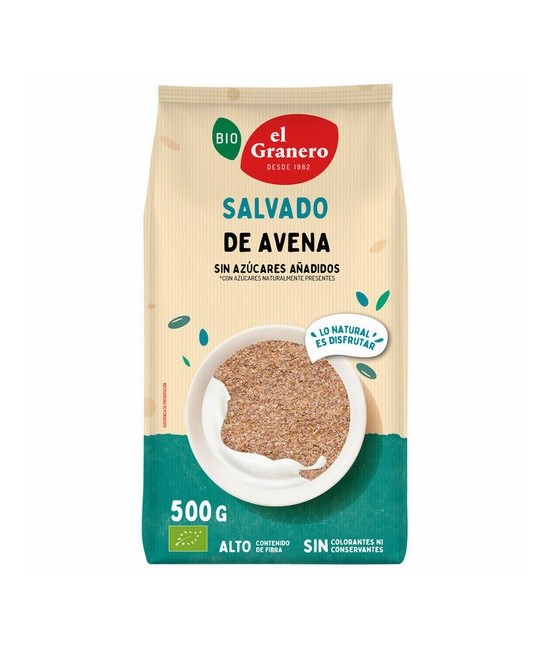 
SALVADO DE AVENA BIO, 500 g
Ref. 014859

Ingredientes: salvado de avena*. Contiene gluten. Puede contener soja, sésamo y f