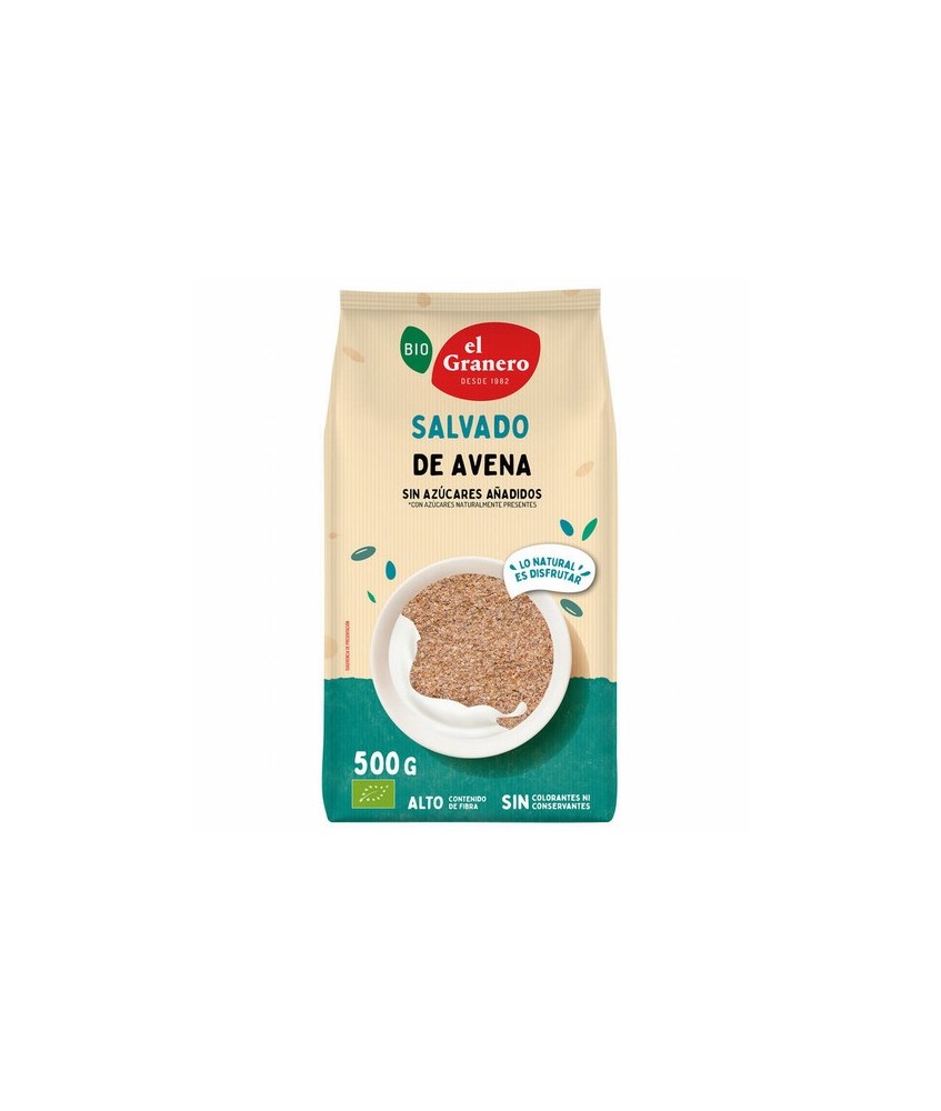 
SALVADO DE AVENA BIO, 500 g
Ref. 014859

Ingredientes: salvado de avena*. Contiene gluten. Puede contener soja, sésamo y f