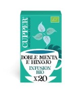 
INFUSION AFTER DINNER MINT BIO, 20 BOLSAS
Ref. 604054

Ingredientes: menta* 55%, semillas de hinojo* 25%, hierbabuena* 18%