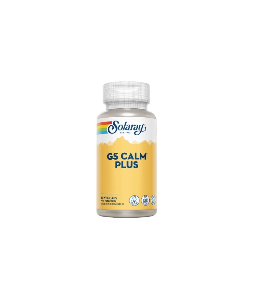 Gs calm plus- 30 Vegcaps. Sin gluten. Apto para veganos.
Contenido medio (por VegCap)
Extracto de semilla de Griffonia (con u