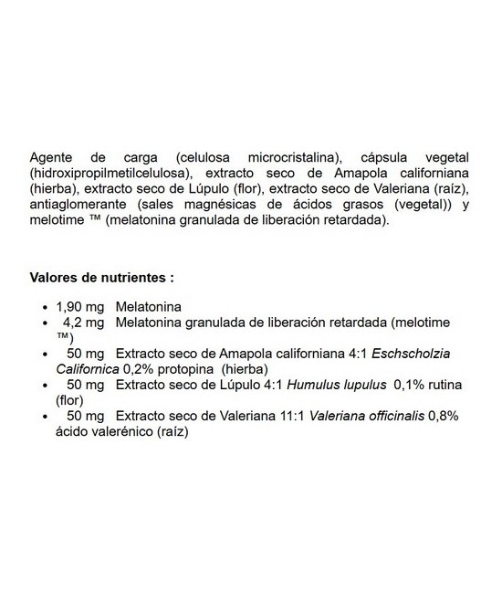 CA.MELATONINA DOLCE DORMIRE 60 COMP. NUEVO