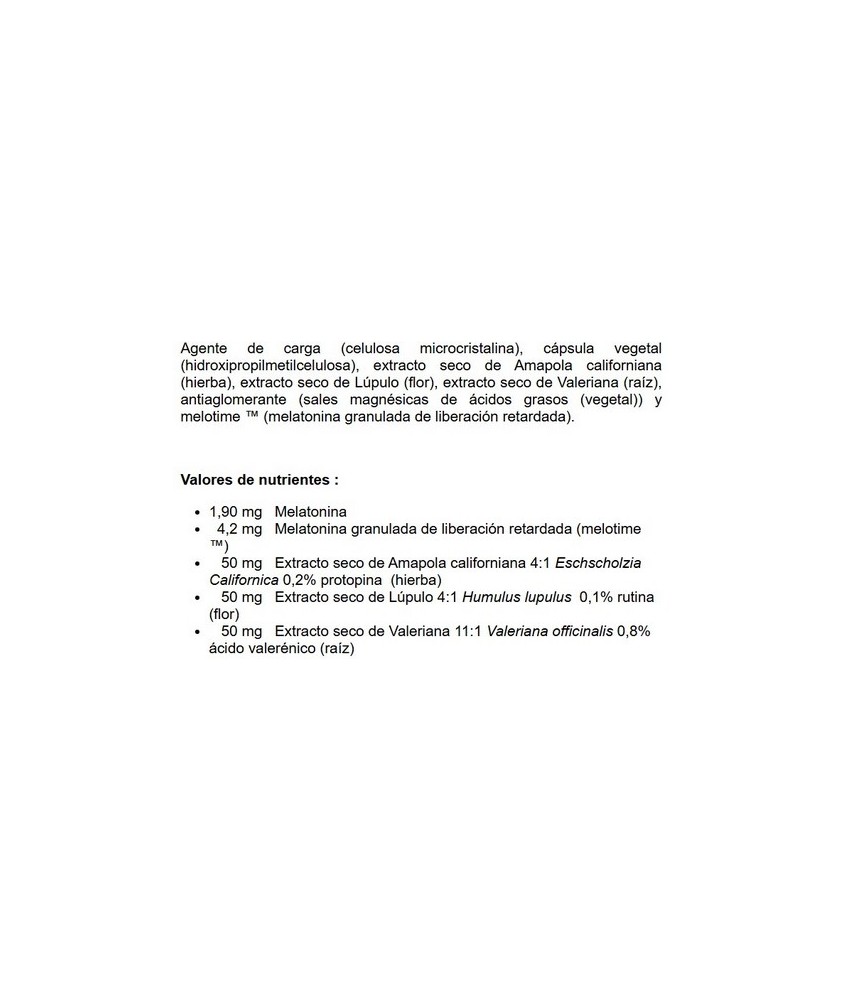 CA.MELATONINA DOLCE DORMIRE 60 COMP. NUEVO