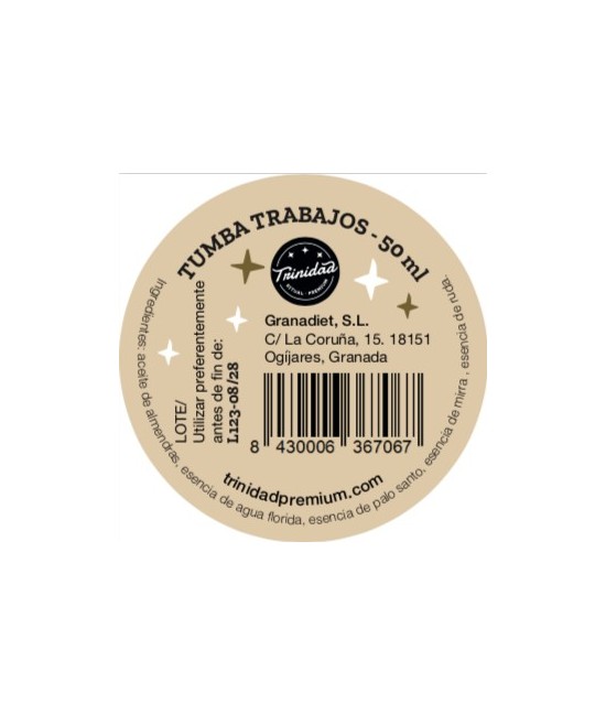 TRI.ACEITE TUMBA TRABAJOS 50 ML.