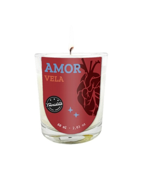 TRI.VELA VASO MINI AMOR 50 ML.