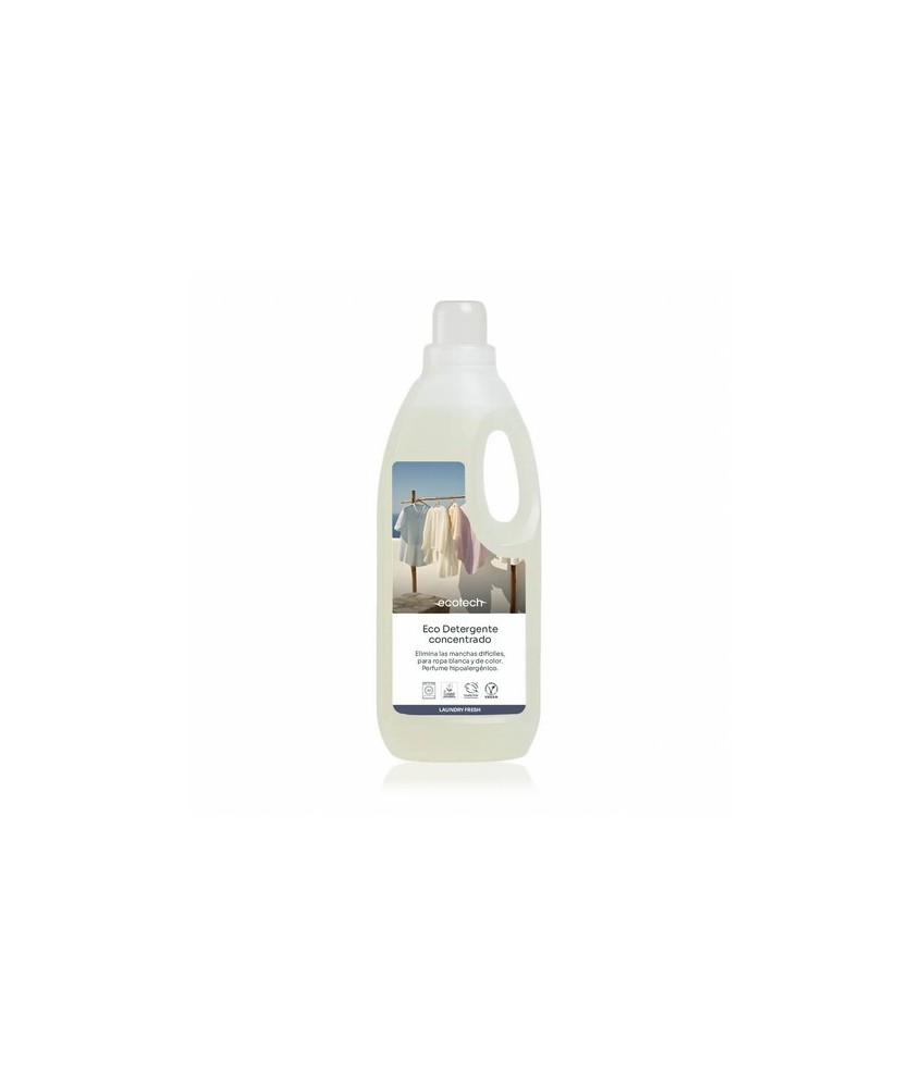 ECOTECH LAUNDRY FRESH Eco Detergente concentrado
Cuida tu ropa y tu piel con nuestro detergente líquido ecológico para todo ti