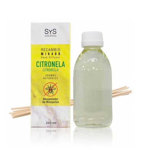 SS.RECAMBIO MIKADO CITRONELA 200 ML.