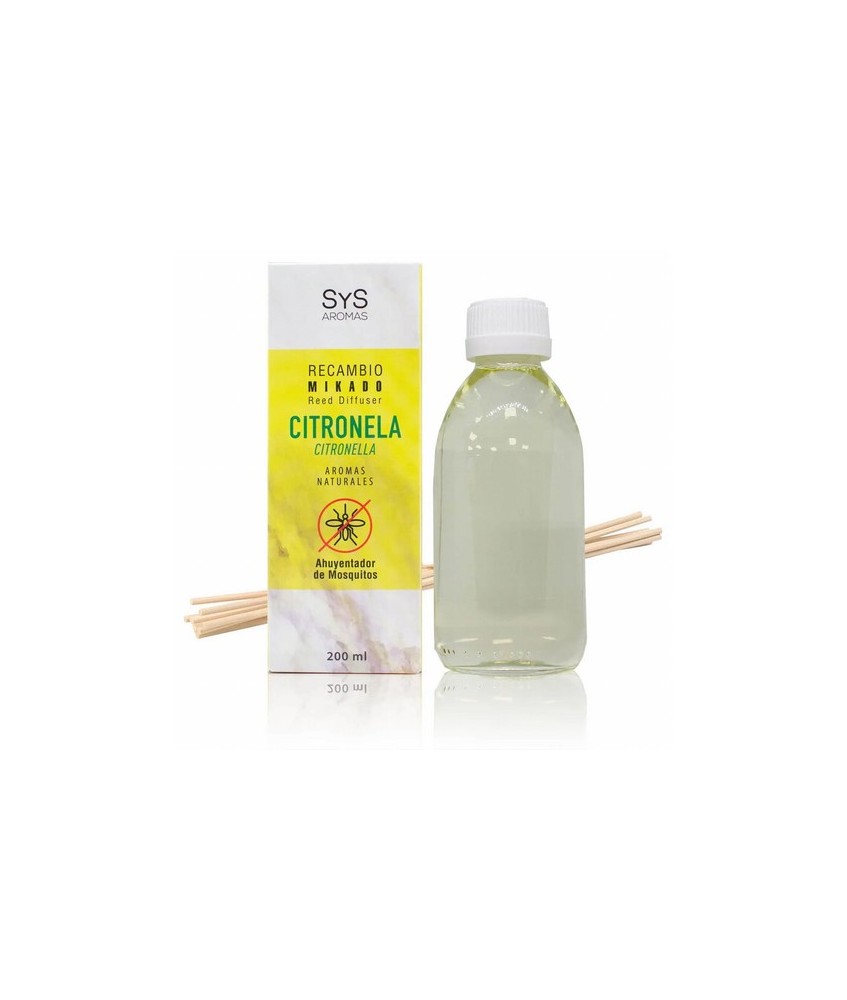 SS.RECAMBIO MIKADO CITRONELA 200 ML.