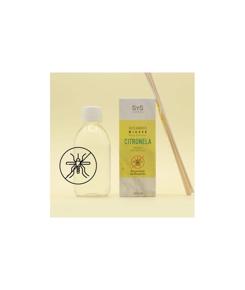 SS.RECAMBIO MIKADO CITRONELA 200 ML.