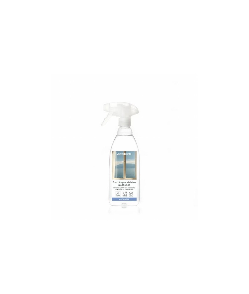 ECOTECH CUCUMBER Eco limpiacristales multiusos
Limpiador ecológico para cristales y todo tipo de superficies pulidas que elimi