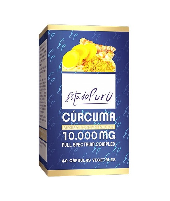 Complemento alimenticio a base de extractos secos de rizoma de Cúrcuma longa, estandarizados en curcumina y turmerosacáridos, y