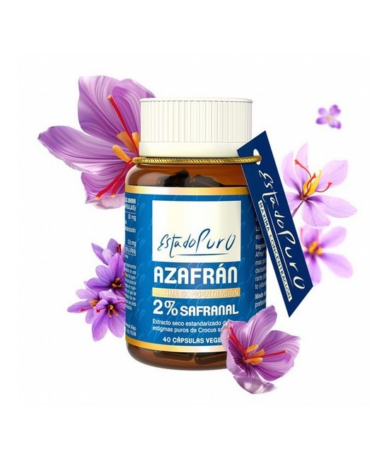 Complemento alimenticio a base de Affron® (extracto seco concentrado de estigmas puros de Azafrán) y vitamina B6.

icono-extr