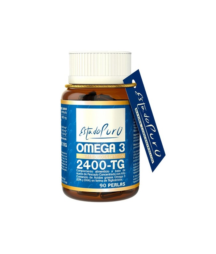 Complemento alimenticio concentrado de Ácidos Grasos Omega 3 (EPA y DHA) en forma de Triglicéridos procedentes de Aceite de Pes