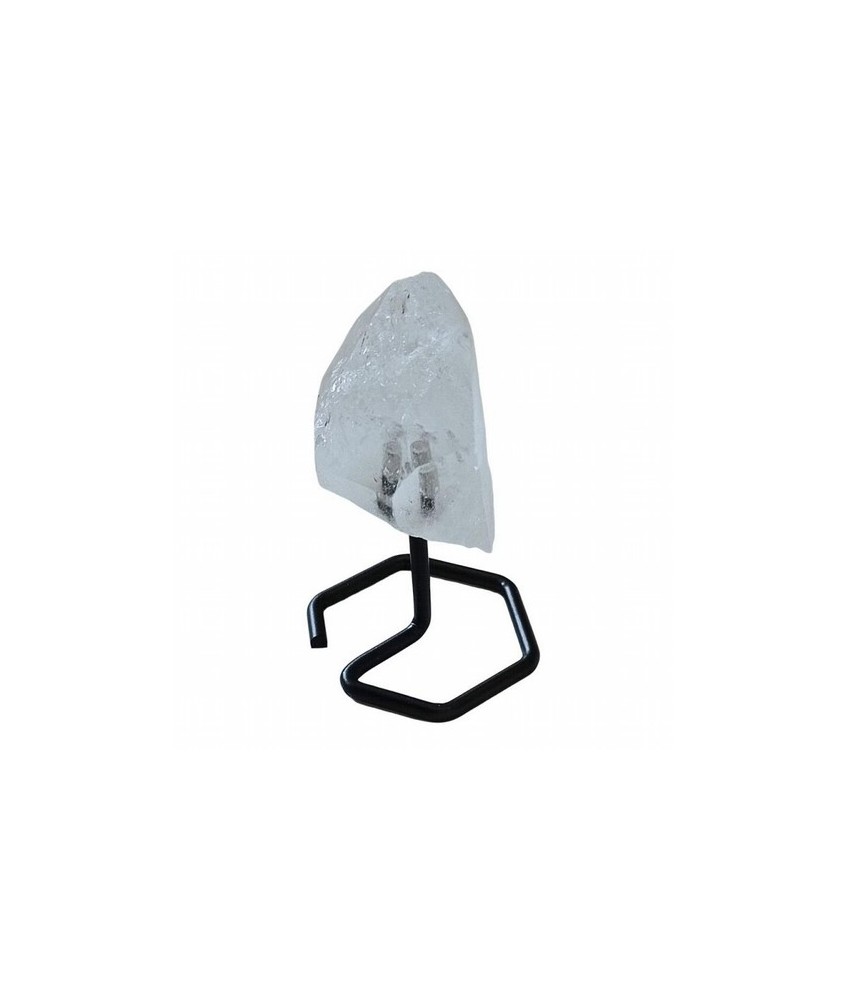 Punta Cristal de Roca en base de metal de 4mm de grosor.

Origen: Brasil

Altura: 12 cm aprox.