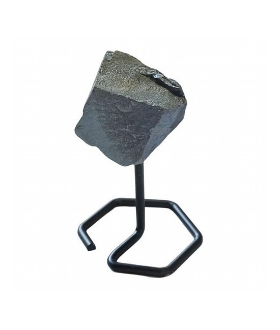 Hematite en base de metal de 4mm de grosor.

Origen: Brasil

Altura: 12 cm aprox.