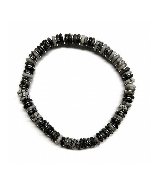 KU.PULSERA HOMBRE JASPE LIDITA 6 MM.