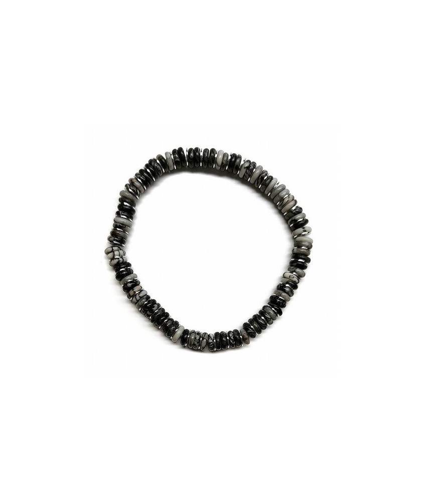 KU.PULSERA HOMBRE JASPE LIDITA 6 MM.